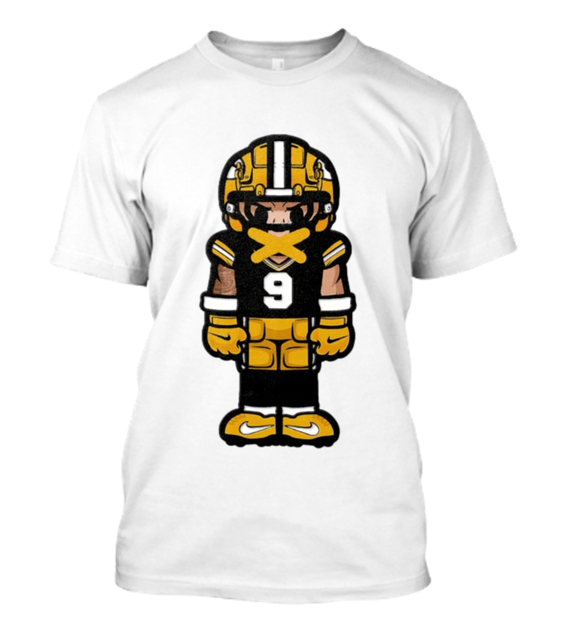 Christian Watson No 9 Chibi Green Bay Packers Football Player T-Shirt