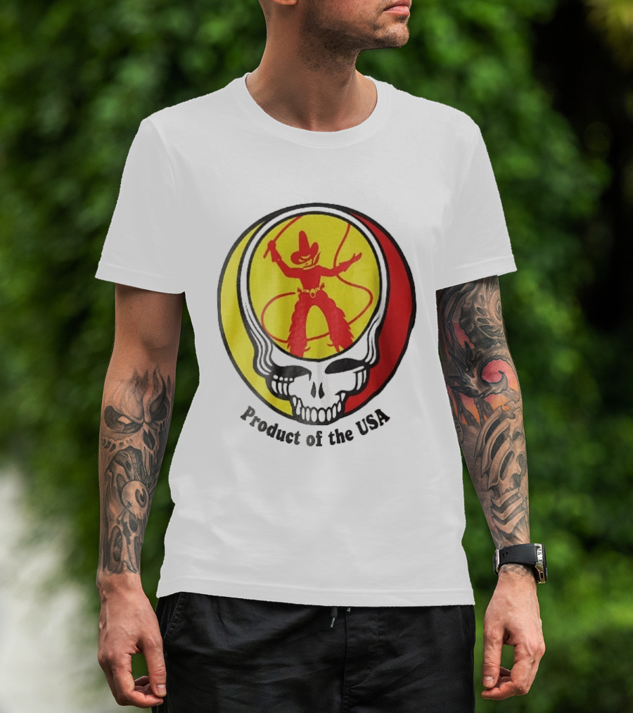 Grateful Dead Steal Your Face Cowboy Product Of The USA T-Shirt