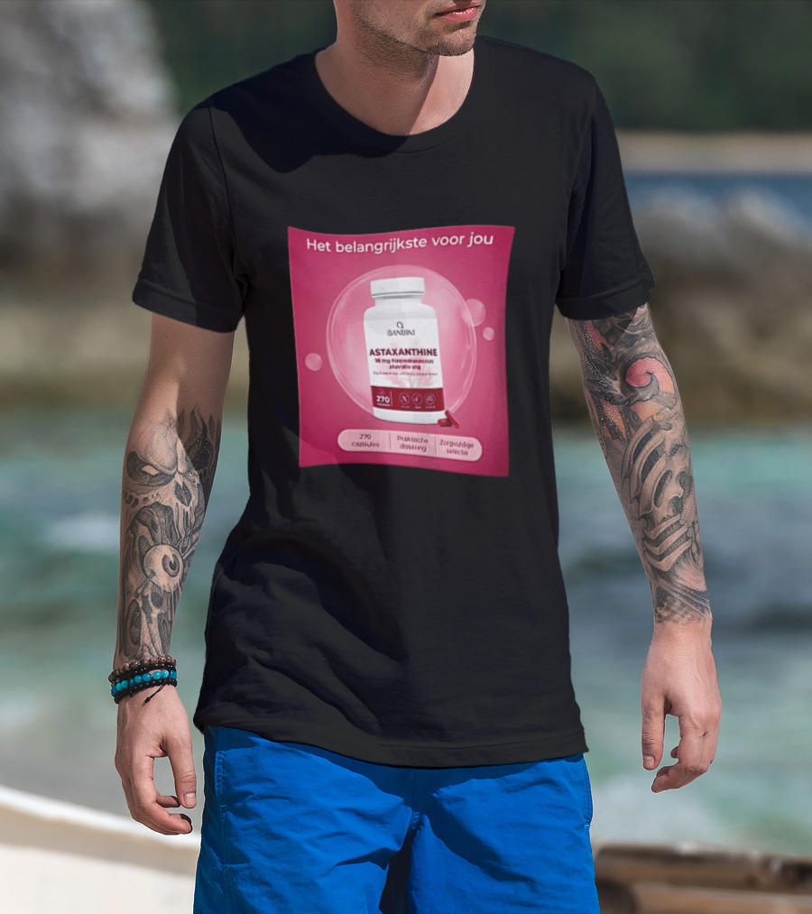 Het Belangrijkste Voor Jou Astaxanthine 18 Mg Haematococcus Pluvialis Alg 270 Capsules Zorghoede Selectie T-Shirt
