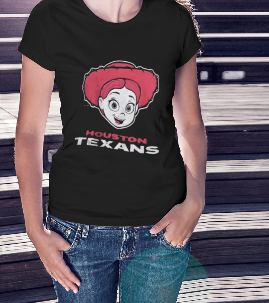 Houston Texans Disney Toy Story Jessie Collaboration T-Shirt