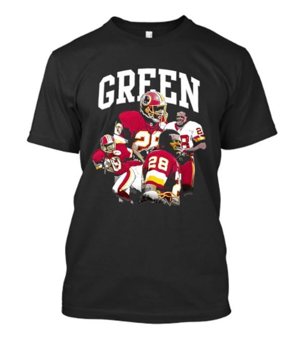 Darrell Green Washington Football Legends 28 Collage 2026 T-Shirt