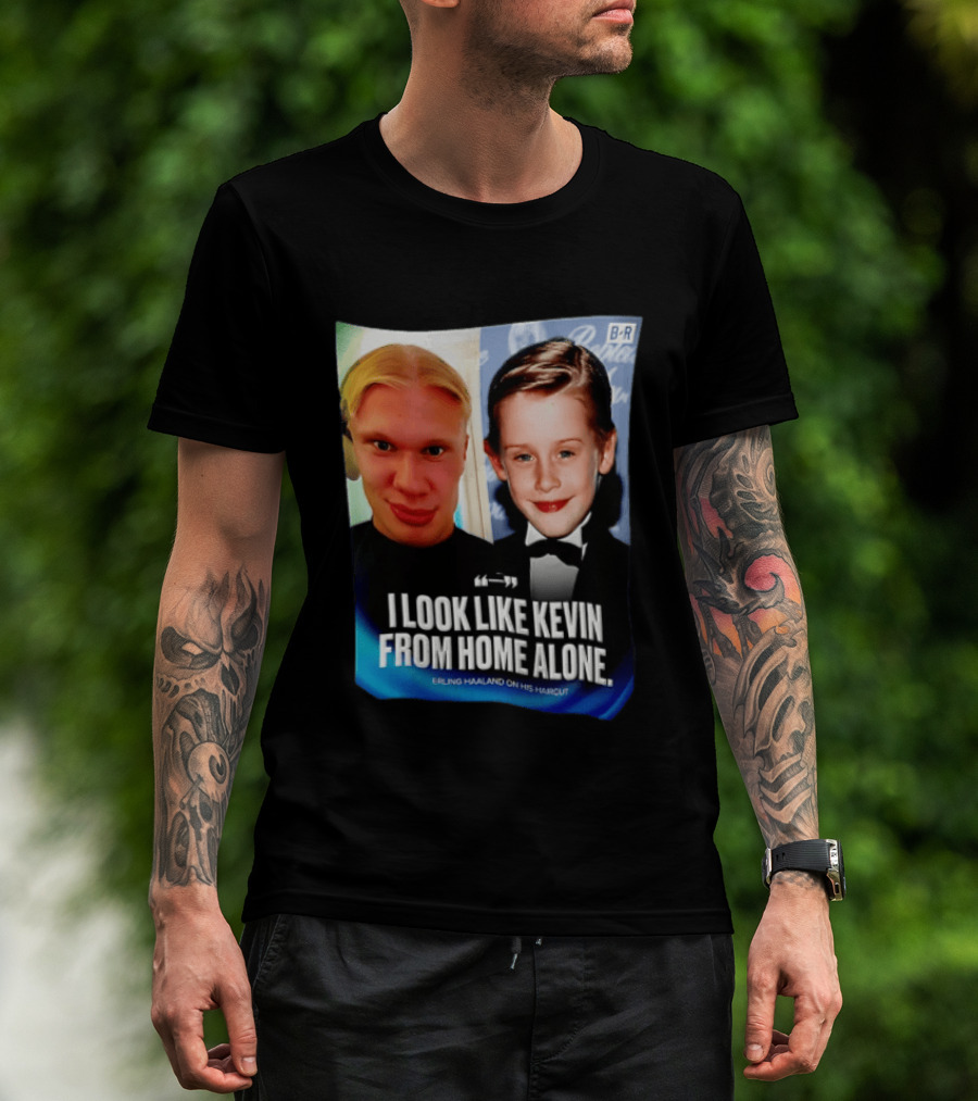 Erling Haaland I Look Like Kevin From Home Alone B/R T-Shirt