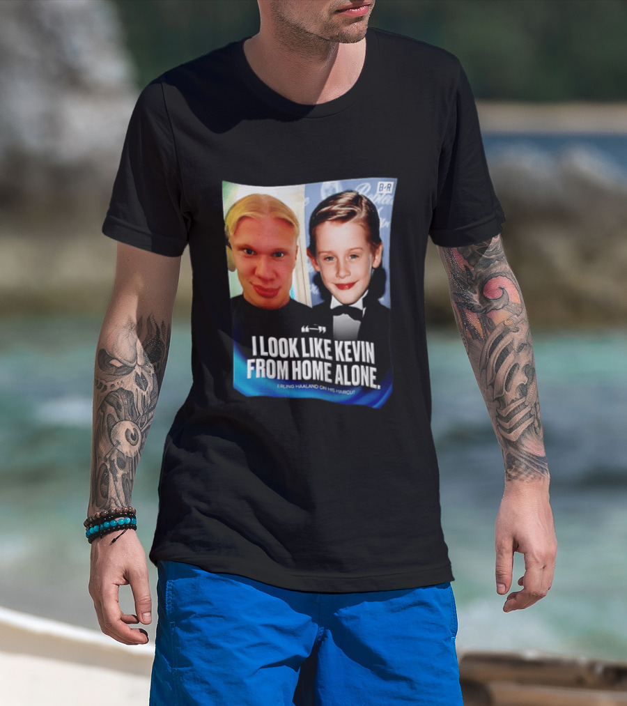 Erling Haaland I Look Like Kevin From Home Alone B/R T-Shirt