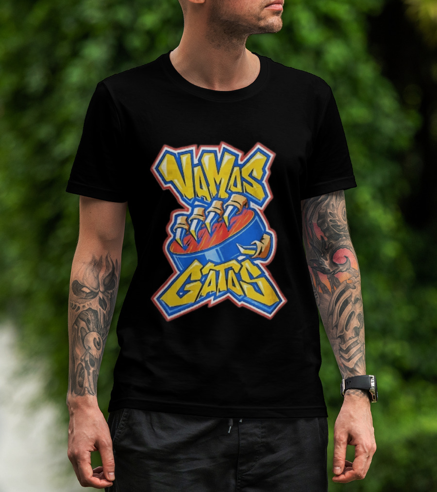 Florida Panthers Vamos Gatos Claw Puck Graffiti T-Shirt