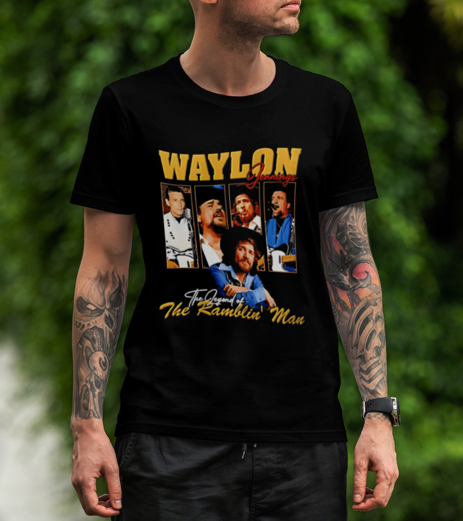 Waylon Jennings The Ramblin' Man T-Shirt