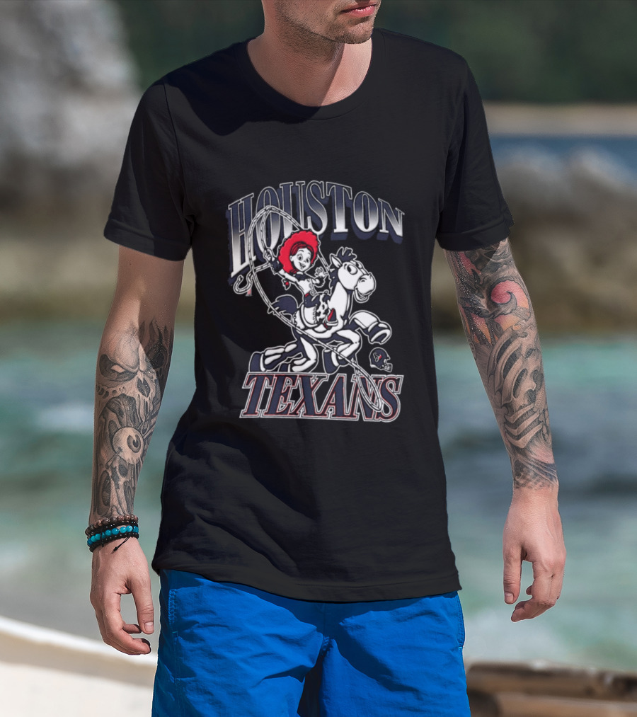 Jessie Toy Story Houston Texans Disney 2026 Cowboys T-Shirt
