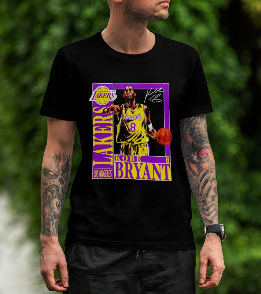 Los Angeles Lakers Kobe Bryant 8 NBA Basketball Legend T-Shirt