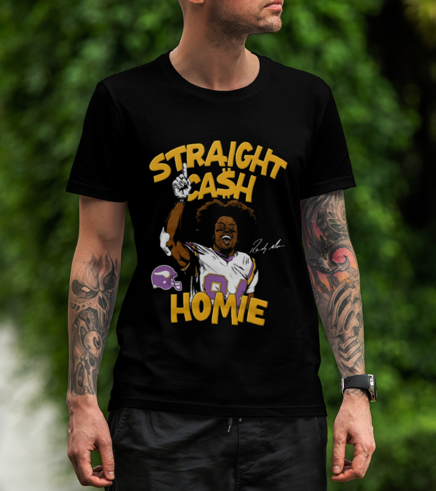 Straight Cash Homie Randy Moss Minnesota Vikings Football 84 NFL T-Shirt
