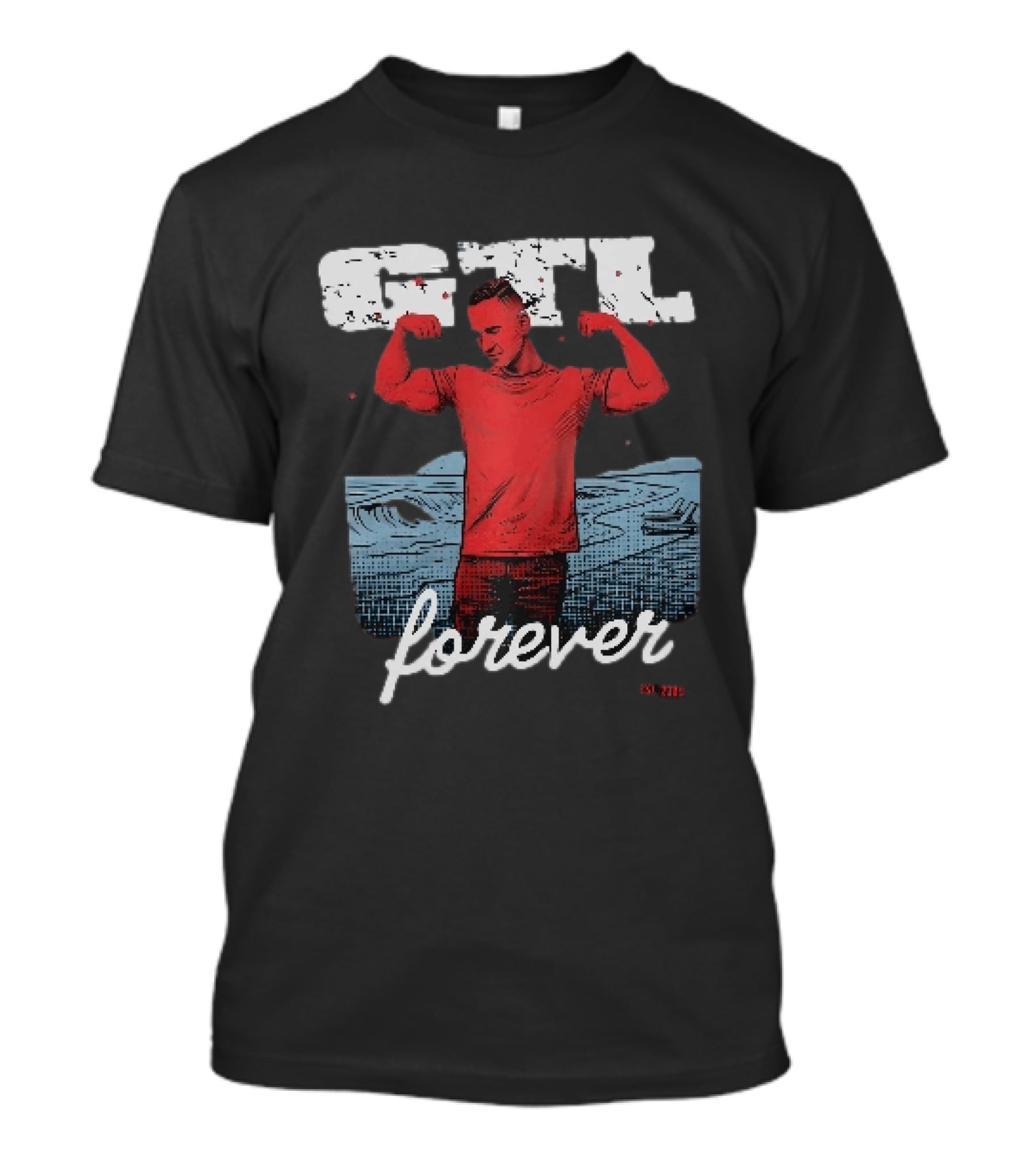 GTL Forever Michael Paul Sorrentino Est 2009 Flexing Muscles T-Shirt