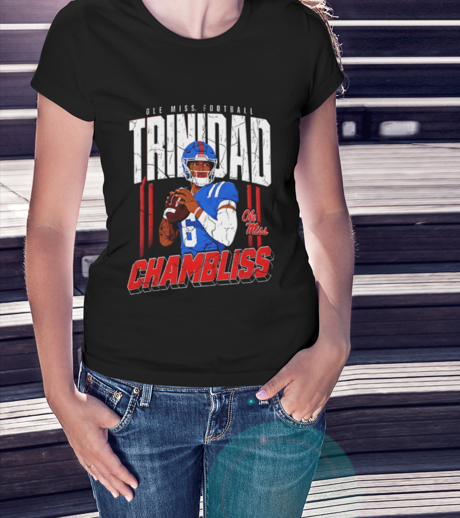 Ole Miss Football Trinidad Chambliss Rebels Player T-Shirt