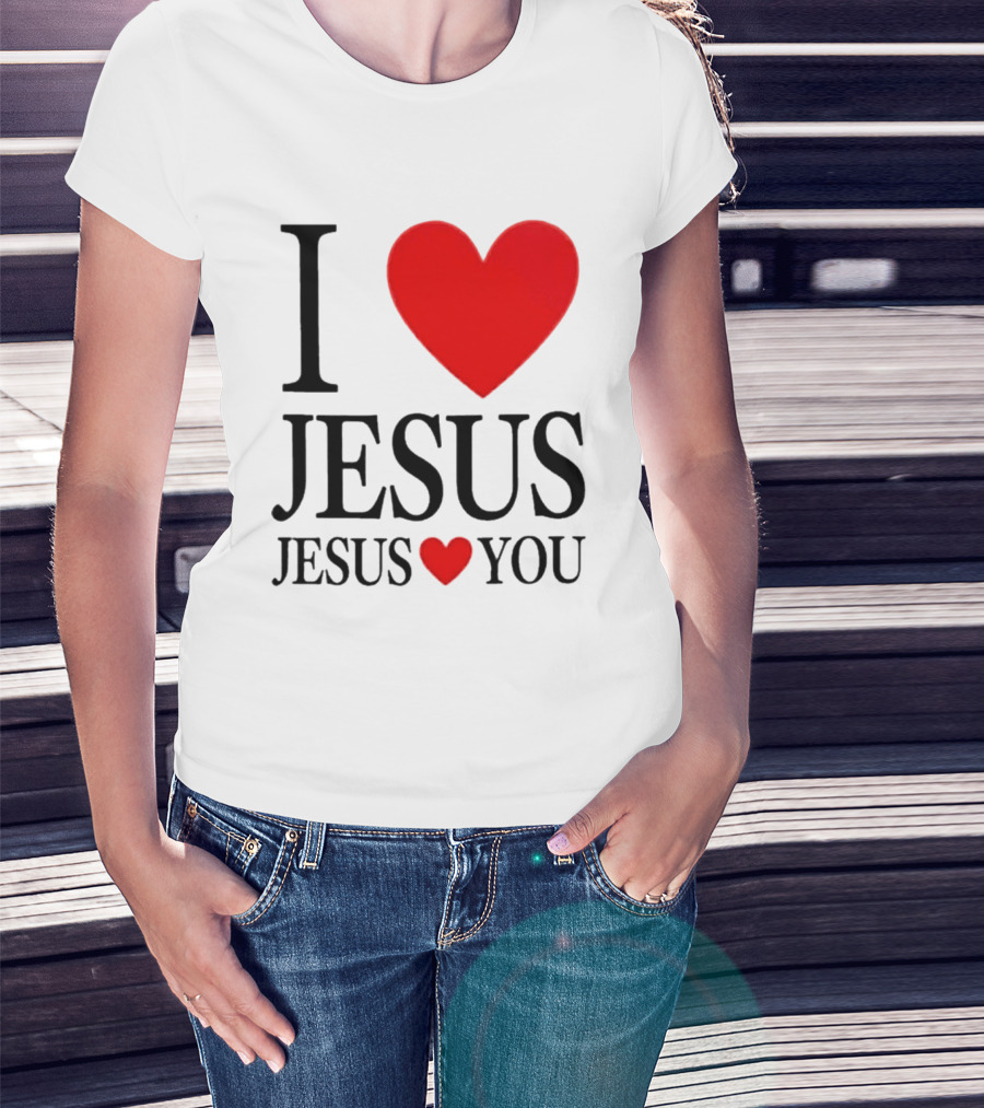 Cameron Dicker I Love Jesus Jesus Love You T-Shirt