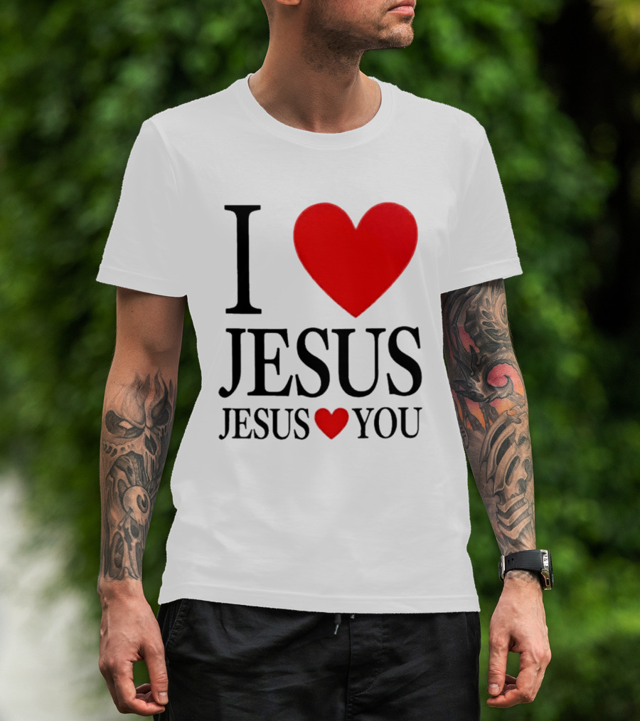 Cameron Dicker I Love Jesus Jesus Love You T-Shirt