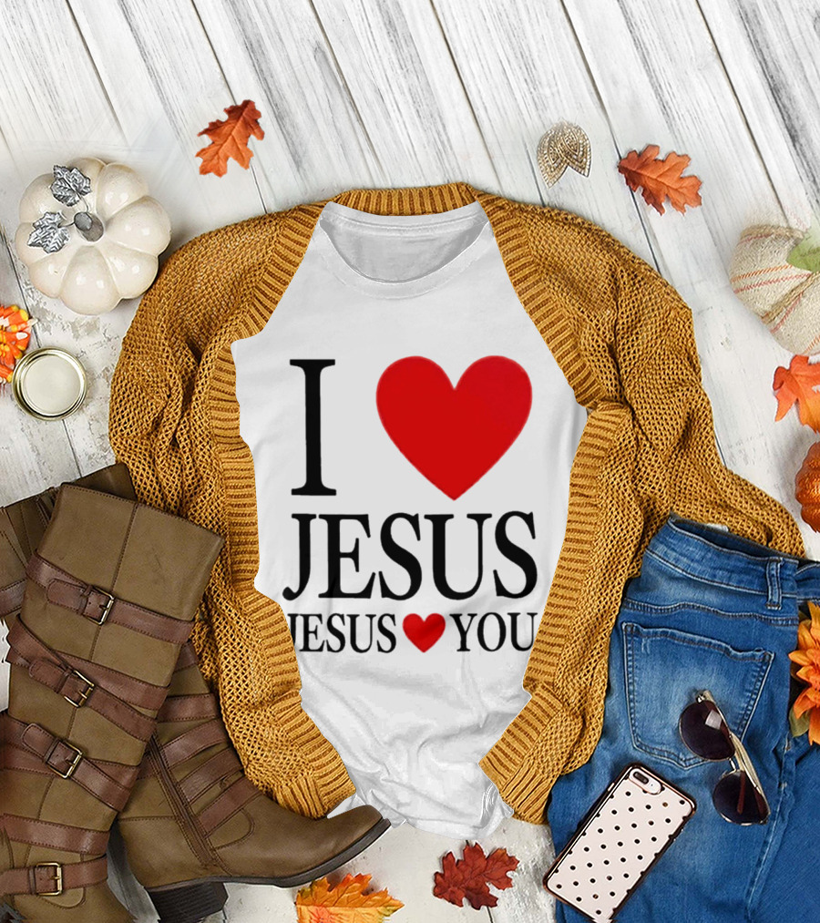 Cameron Dicker I Love Jesus Jesus Love You T-Shirt