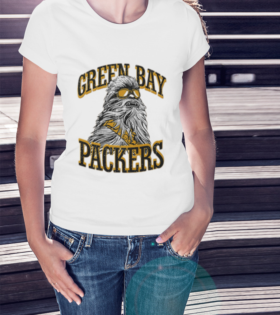 Green Bay Packers Chewbacca 2026 Disney Collaboration T-Shirt