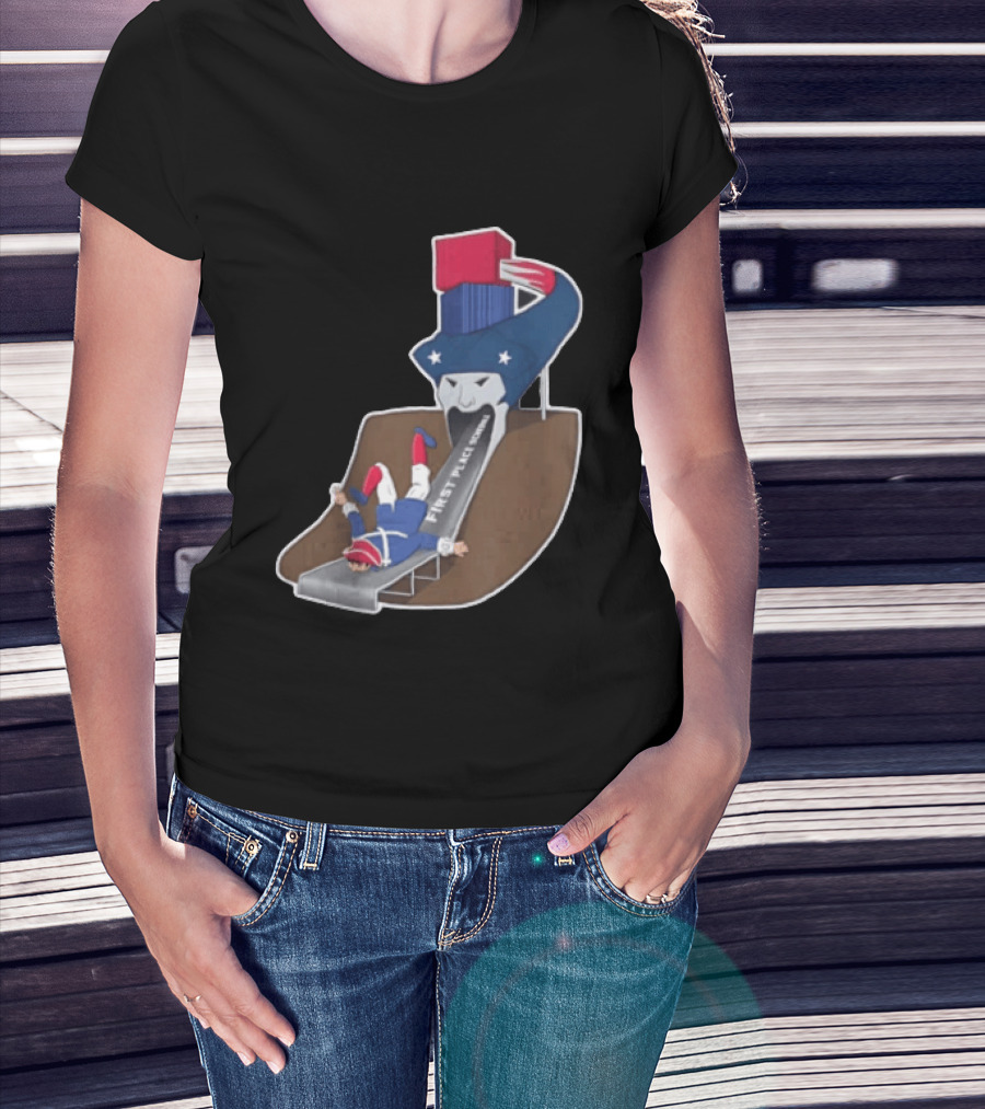 First Place Schedule Patriot Slide Humorous Football Fan Gear T-Shirt
