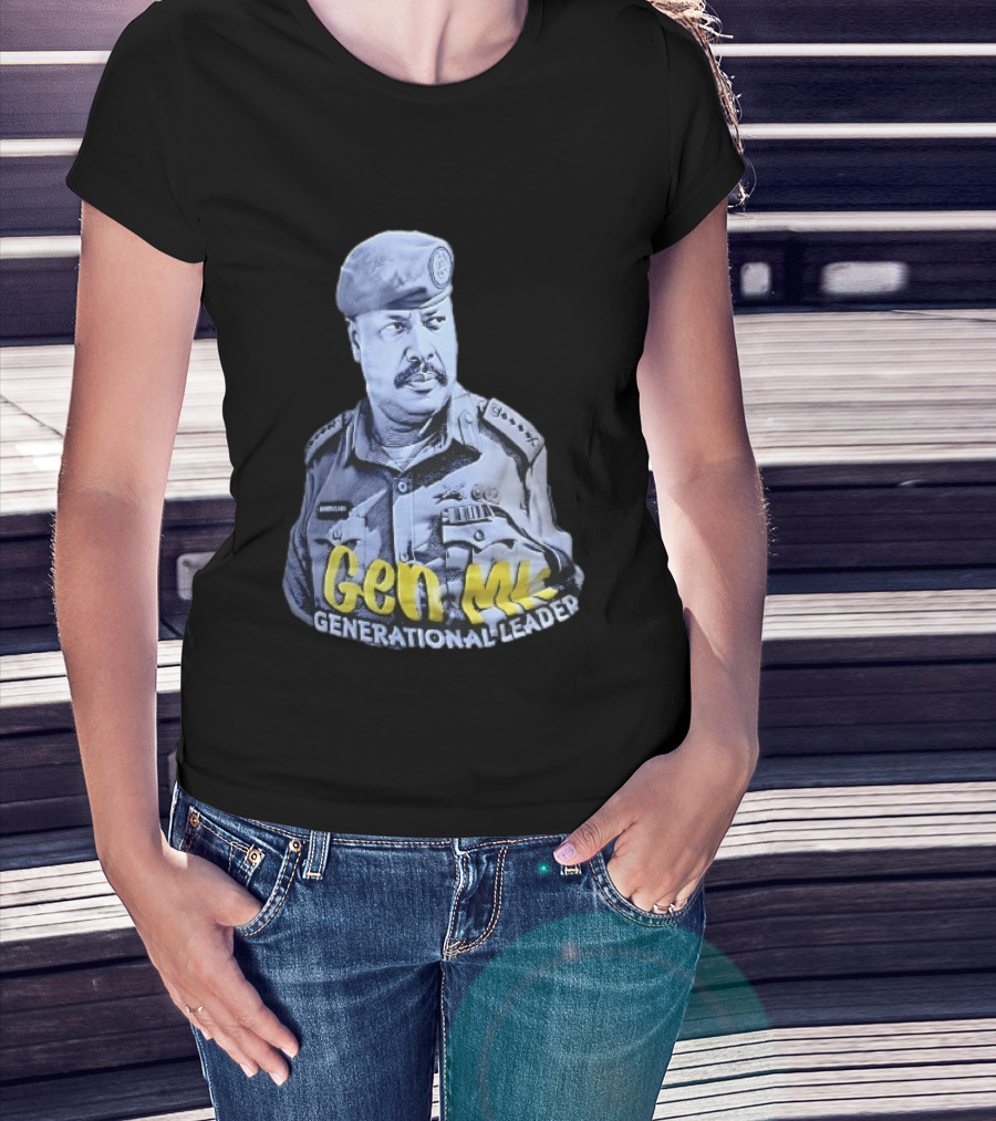 Gen MK Generational Leader Military Officer Beret Uniform T-Shirt