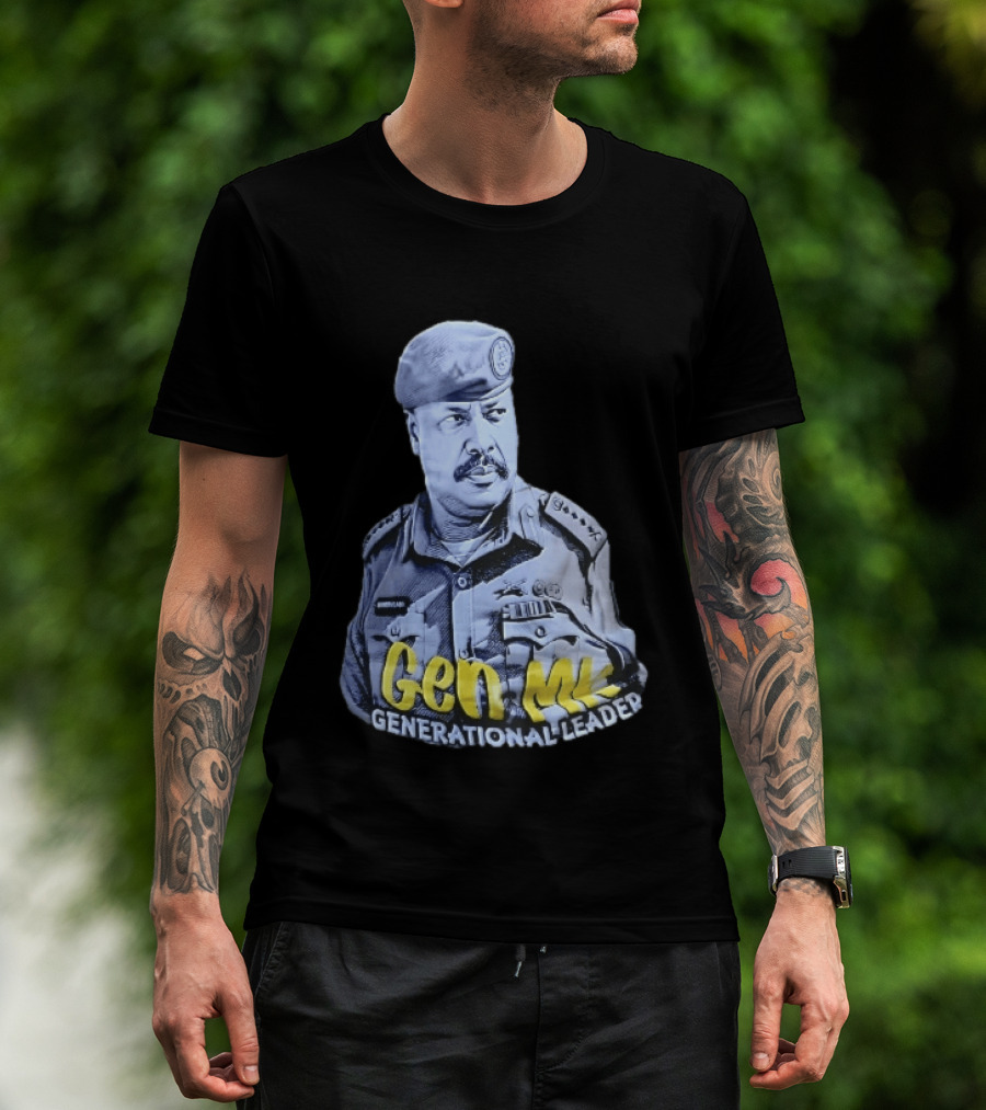 Gen MK Generational Leader Military Officer Beret Uniform T-Shirt
