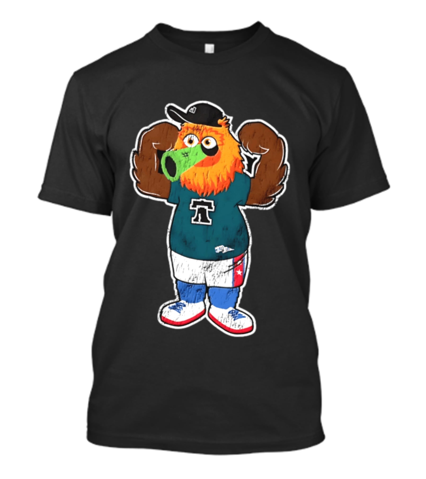 Philadelphia Flyers Gritty Liberty Bell Basketball T-Shirt