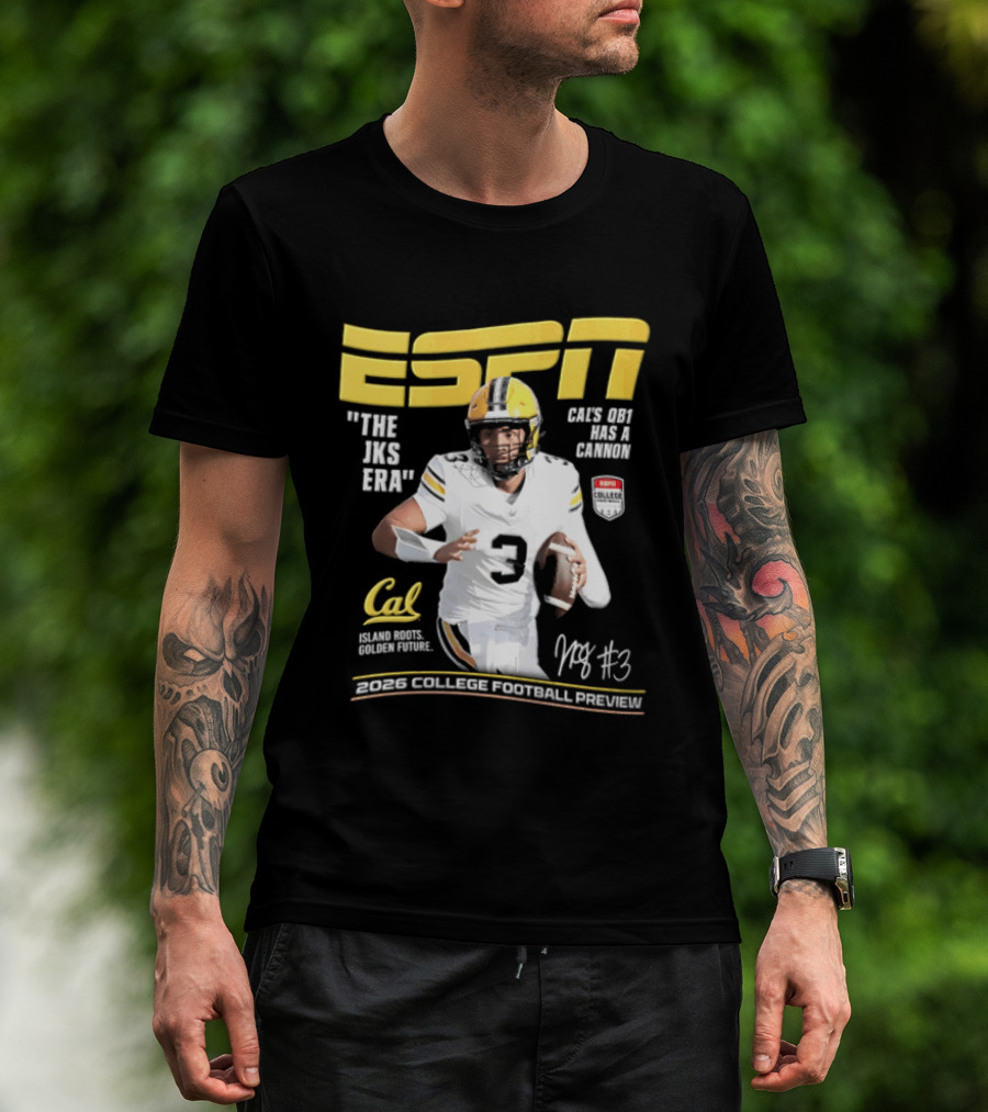 ESPN The Magazine Jaron Keawe Sagapolutele 2026 Cal Bears College Football Preview T-Shirt