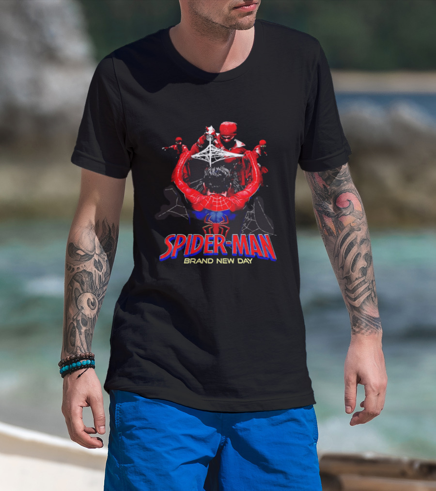 Spider Man Brand New Day Dynamic Heroic Encounter T-Shirt