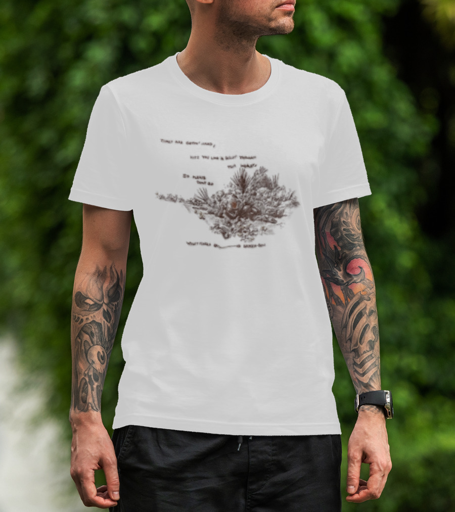Broken Bow X Wyatt Flores Please Don't Go Tour Graphic With Tree T-Shirt