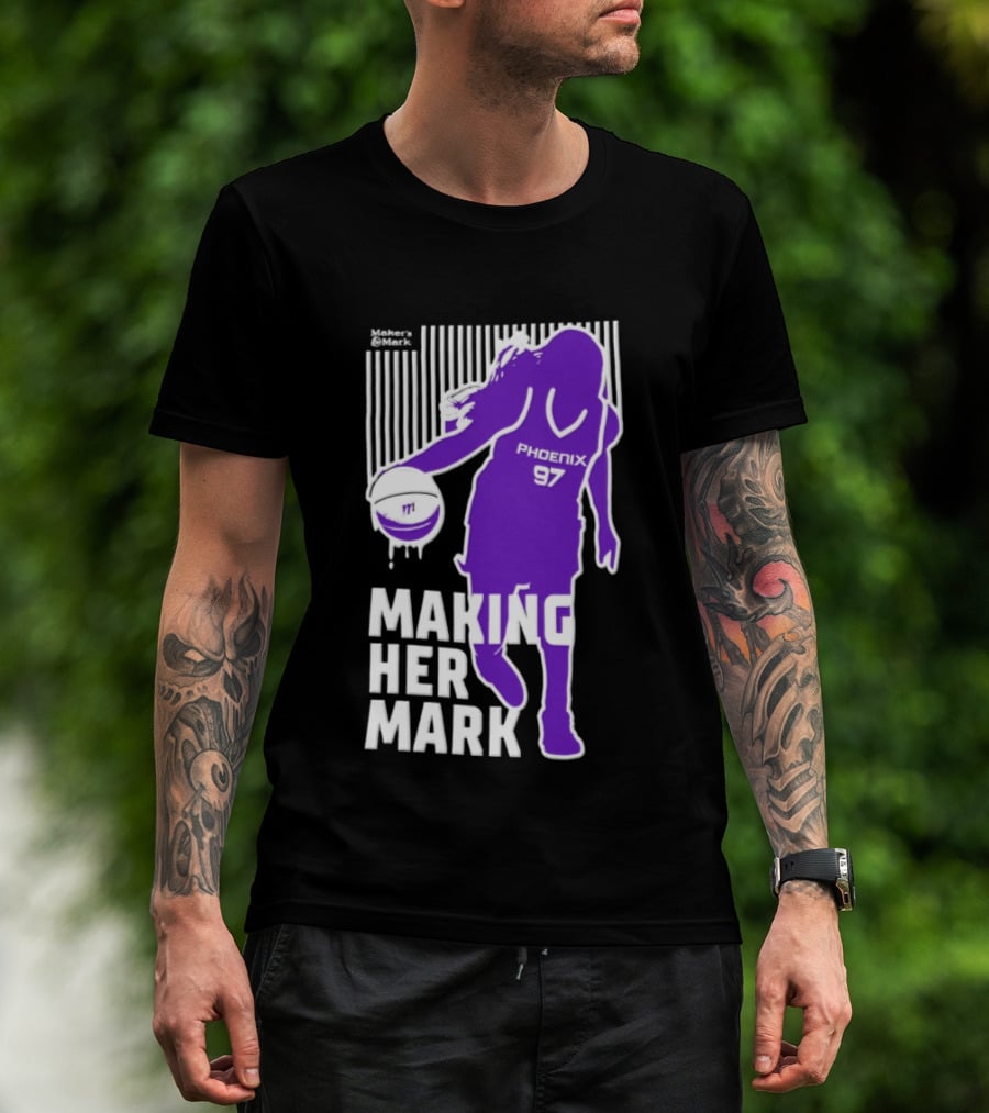 Phoenix Mercury WNBA Making Her Mark 97 T-Shirt