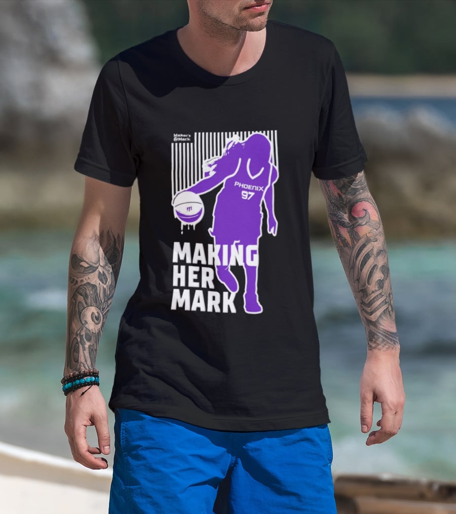 Phoenix Mercury WNBA Making Her Mark 97 T-Shirt