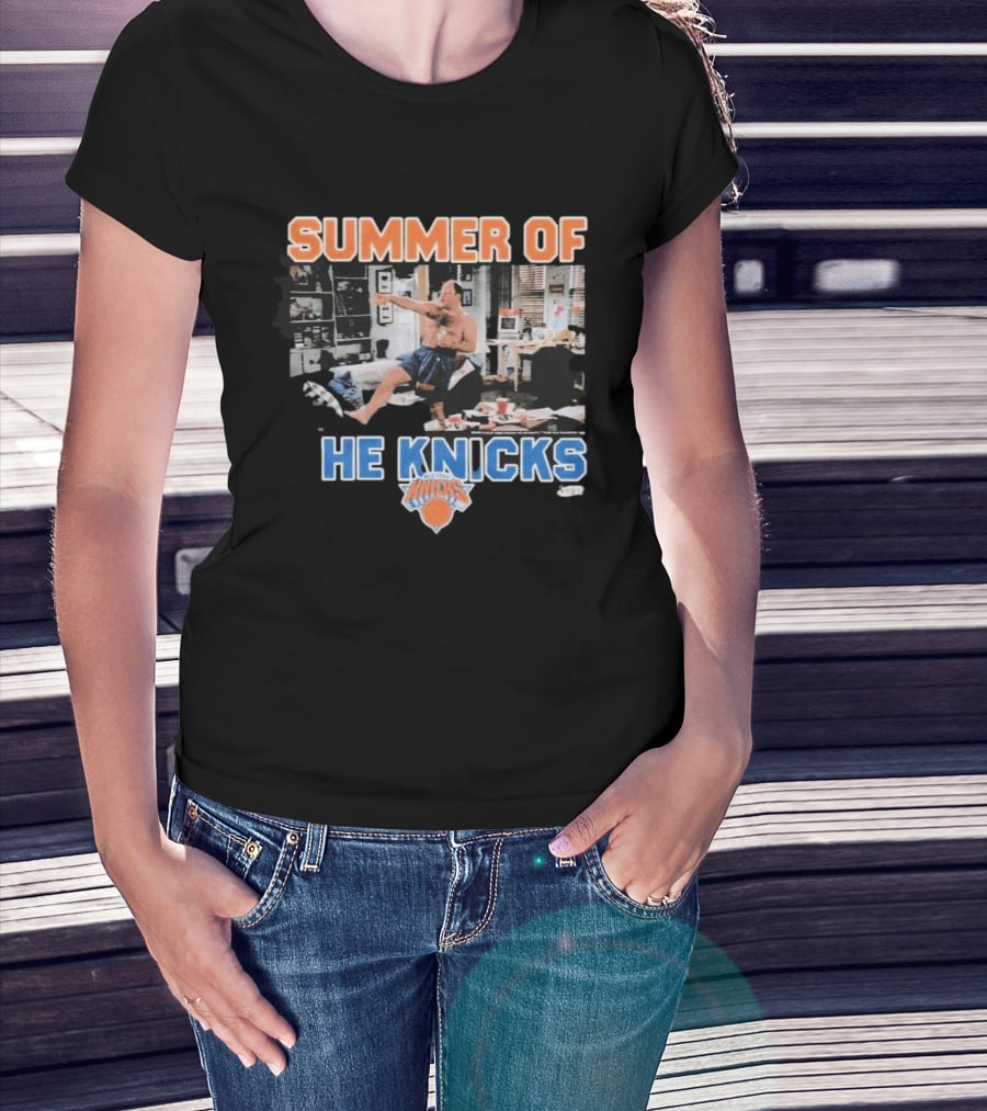 Summer Of He Knicks New York Basketball Fan Favorite 90s Nostalgia T-Shirt