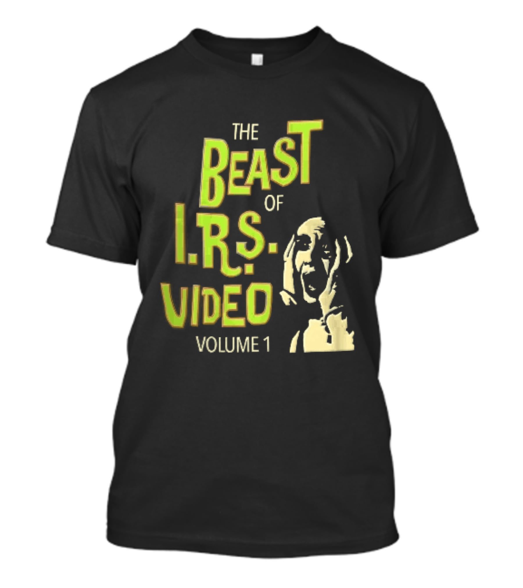 The Beast Of IRS Video Volume 1 Screaming Horror Face T-Shirt