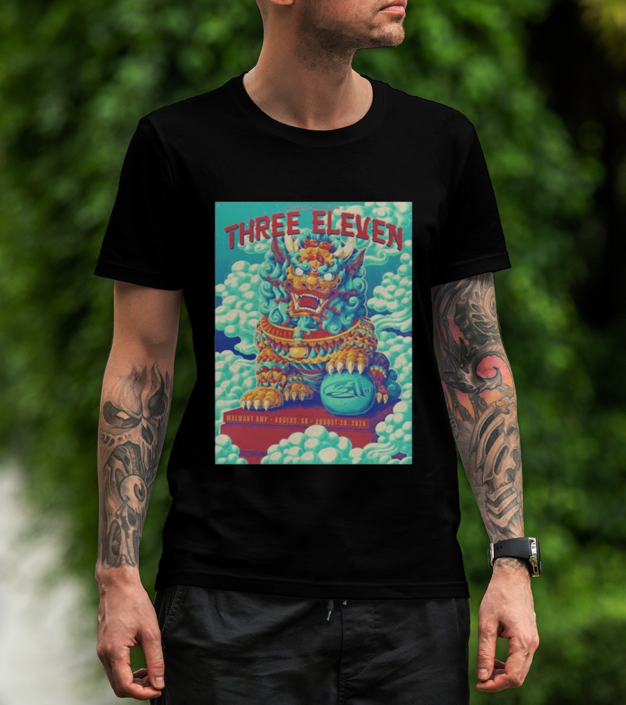 Three Eleven Concert Rogers AR Walmart AMP August 26 2026 Event Tiger Chinese T-Shirt