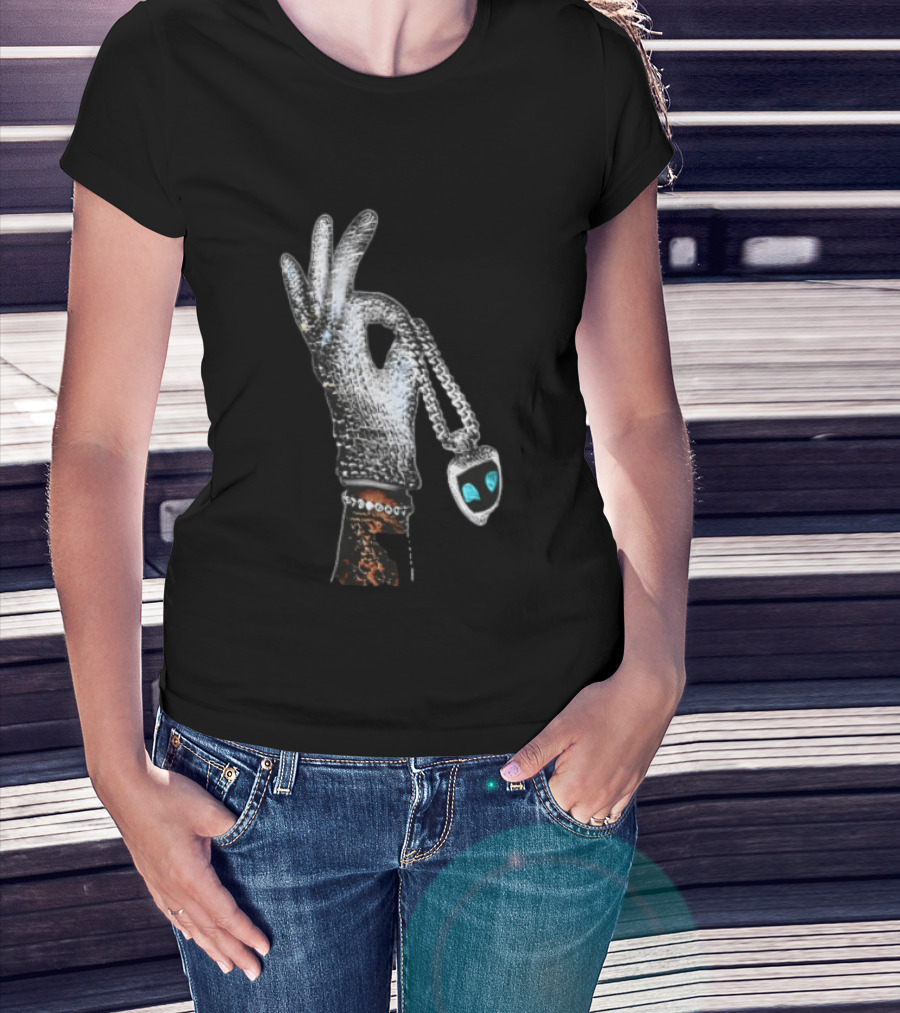 Drake Iceman Astro Bot Glove Necklace T-Shirt