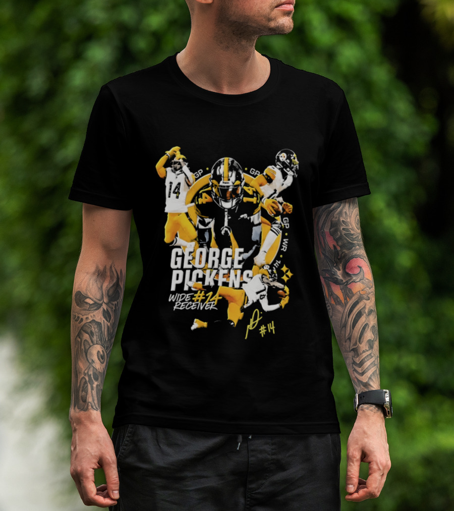 George Pickens Wide Receiver #14 Pittsburgh Steelers Football #14 T-Shirt