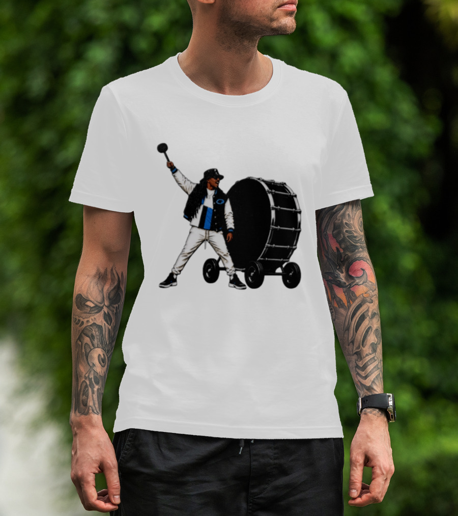 Carolina Panthers For The Culture Drummer Marching Band Fan Gear T-Shirt