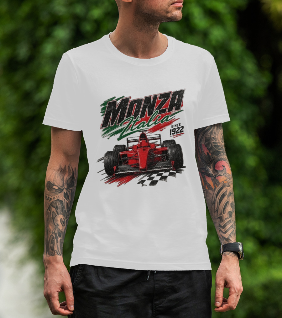 Monza Italia Racing Since 1922 Formula Car T-Shirt