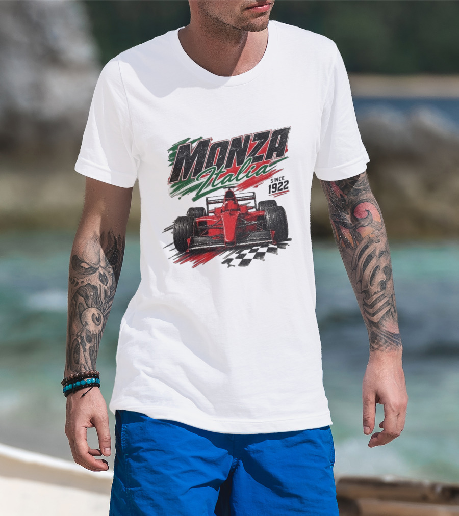 Monza Italia Racing Since 1922 Formula Car T-Shirt