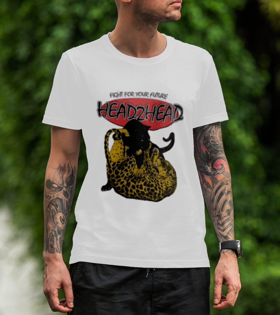 Fight For Your Future Head2Head Panther And Leopard T-Shirt