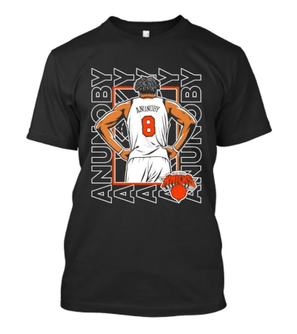 Anunoby New York Number 8 Basketball Player Knicks T-Shirt
