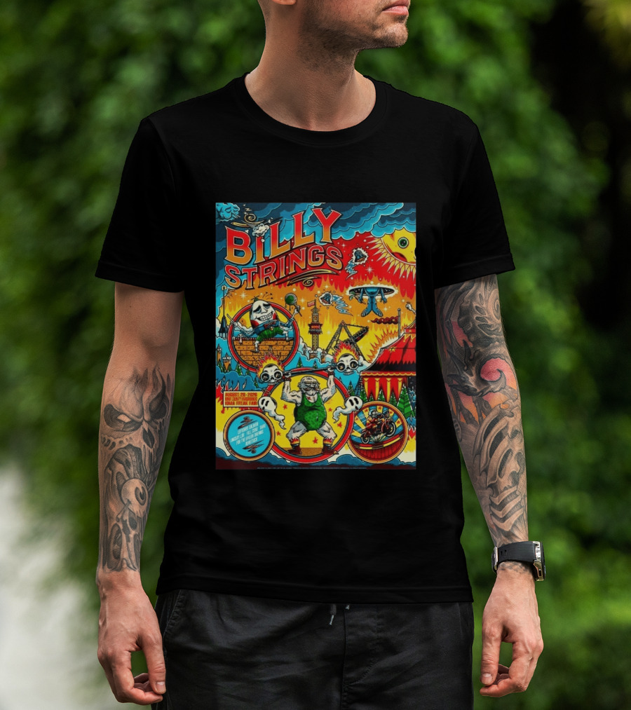 Billy Strings Ionia Freak Fair August 28 2026 Night 1 Ionia MI T-Shirt