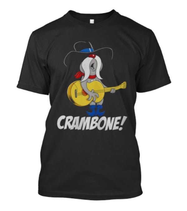 Crambone Guitar Playing Character With Cowboy Hat And Boots T-Shirt