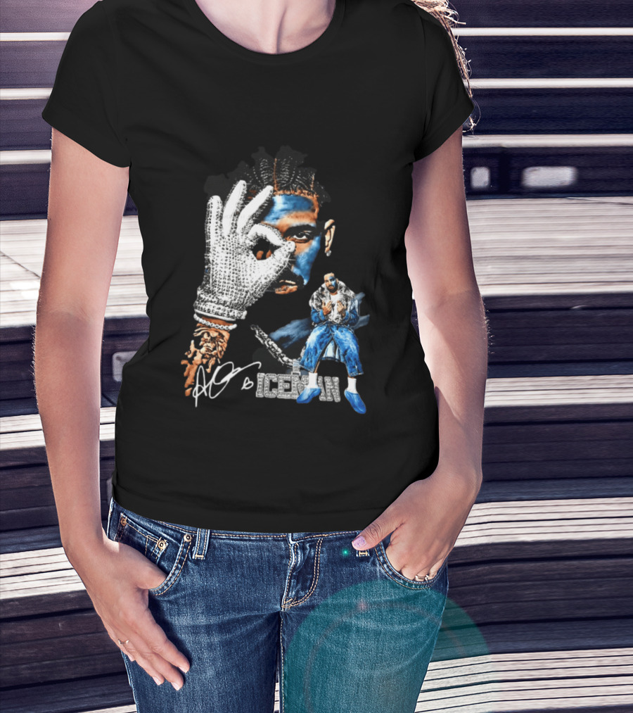 Drake Ice Man Brodie Signature Bling T-Shirt