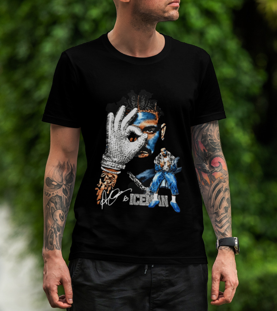 Drake Ice Man Brodie Signature Bling T-Shirt