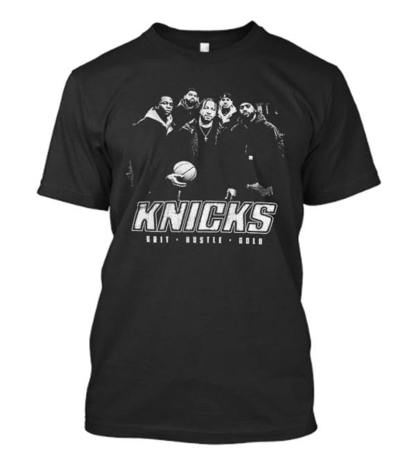 New York Knicks Brotherhood Grit Hustle Gold Passion T-Shirt
