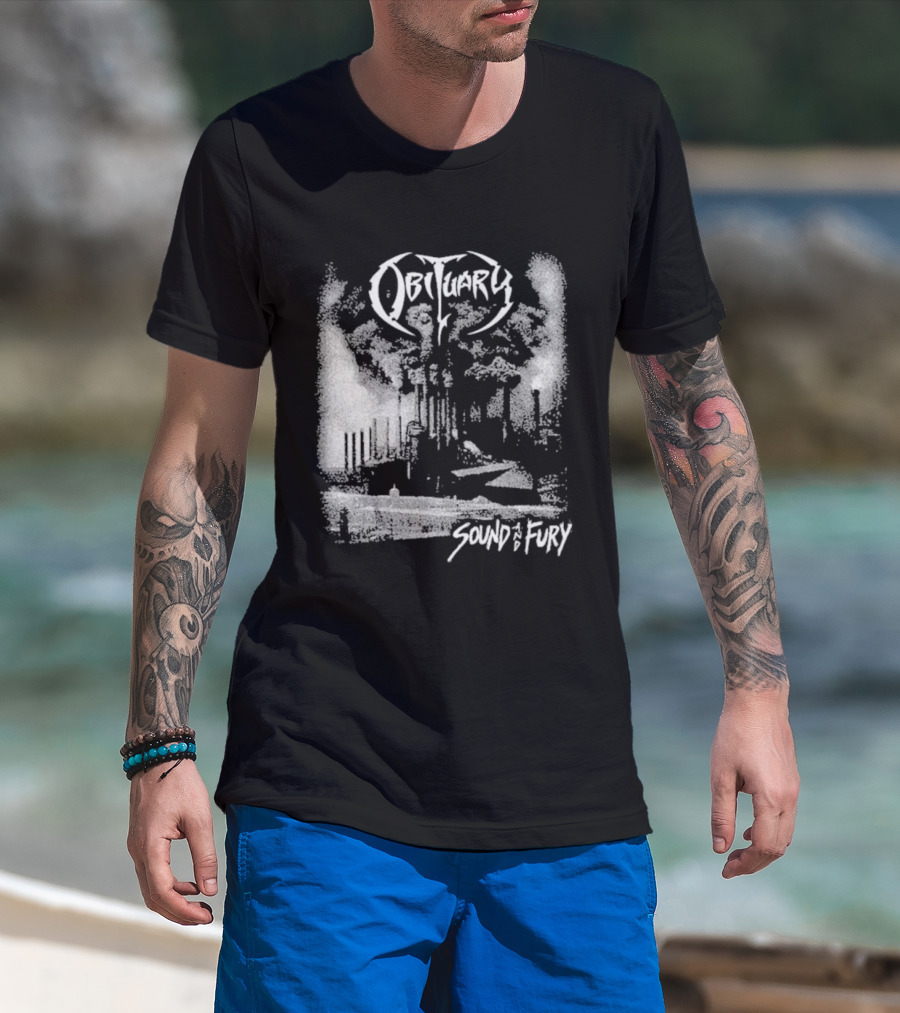 Obituary Sound And Fury 2026 World Demise T-Shirt