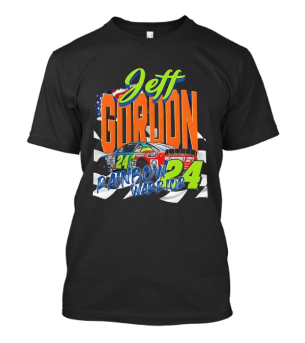 Jeff Gordon 24 Rainbow Warrior DuPont Chevrolet NASCAR Racing T-Shirt