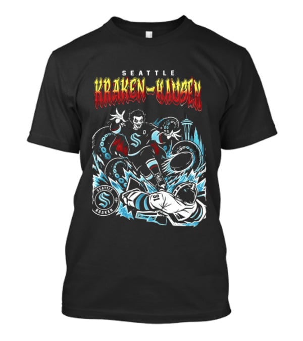Seattle Kraken Danhausen WWE Friday Night 2026 Hockey Clash T-Shirt