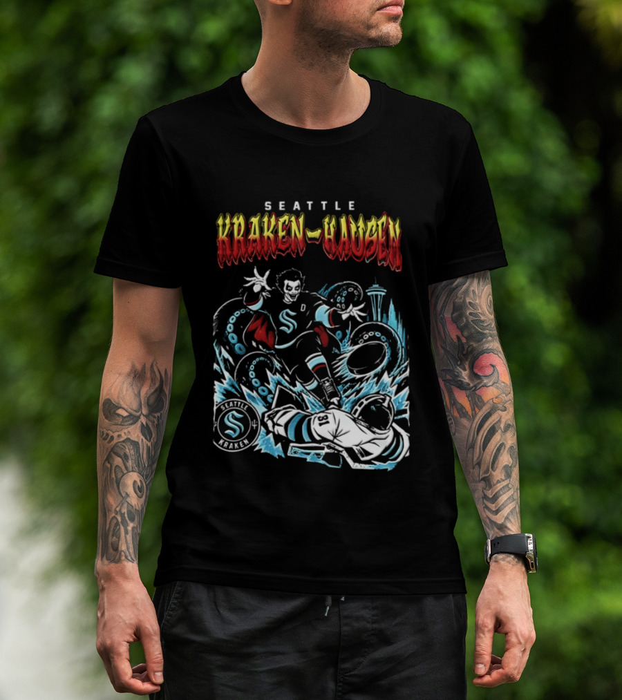 Seattle Kraken Danhausen WWE Friday Night 2026 Hockey Clash T-Shirt