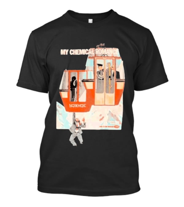 My Chemical Romance Coors Field 2026 Tour August 27th Denver CO Cable Car Print T-Shirt