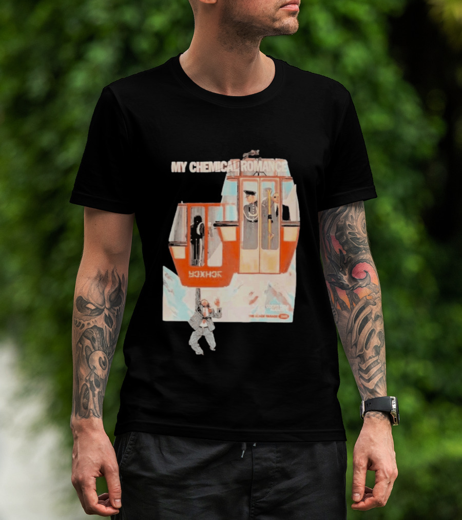 My Chemical Romance Coors Field 2026 Tour August 27th Denver CO Cable Car Print T-Shirt
