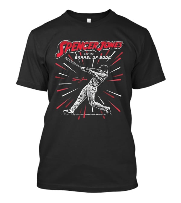 Spencer Jones And The Barrel Of Boom Baseball Player T-Shirt