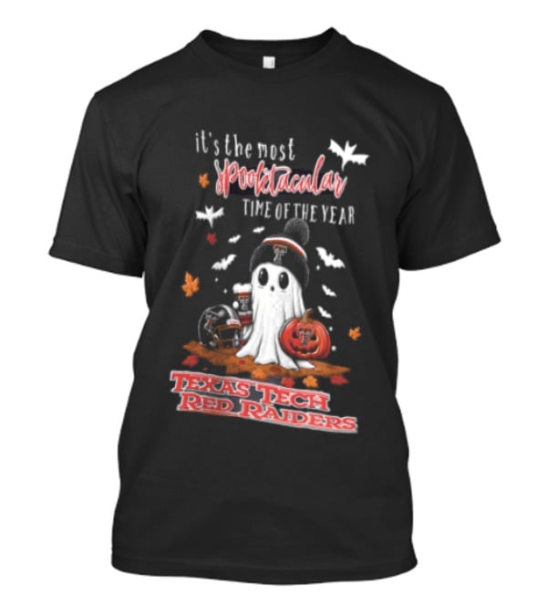 Texas Tech Red Raiders Most Spooktacular Time Of Year Ghost Pumpkin T-Shirt